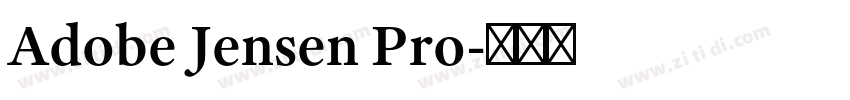 Adobe Jensen Pro字体转换